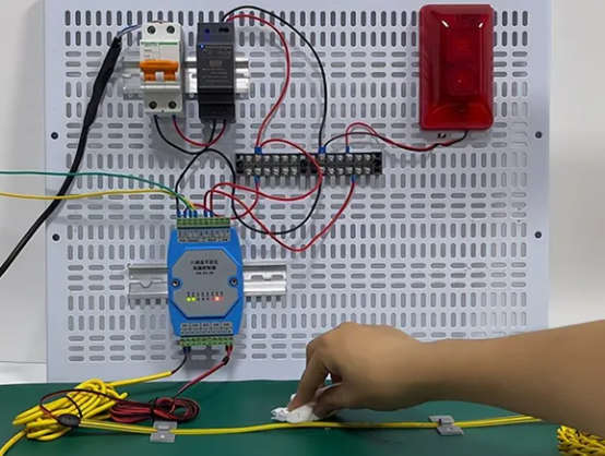 漏液檢測帶檢測到漏水以后怎么進行復位？