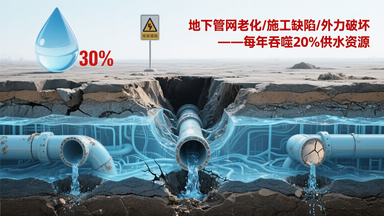 智能檢測技術守護城市“生命線”：供水管道安全運行新方案