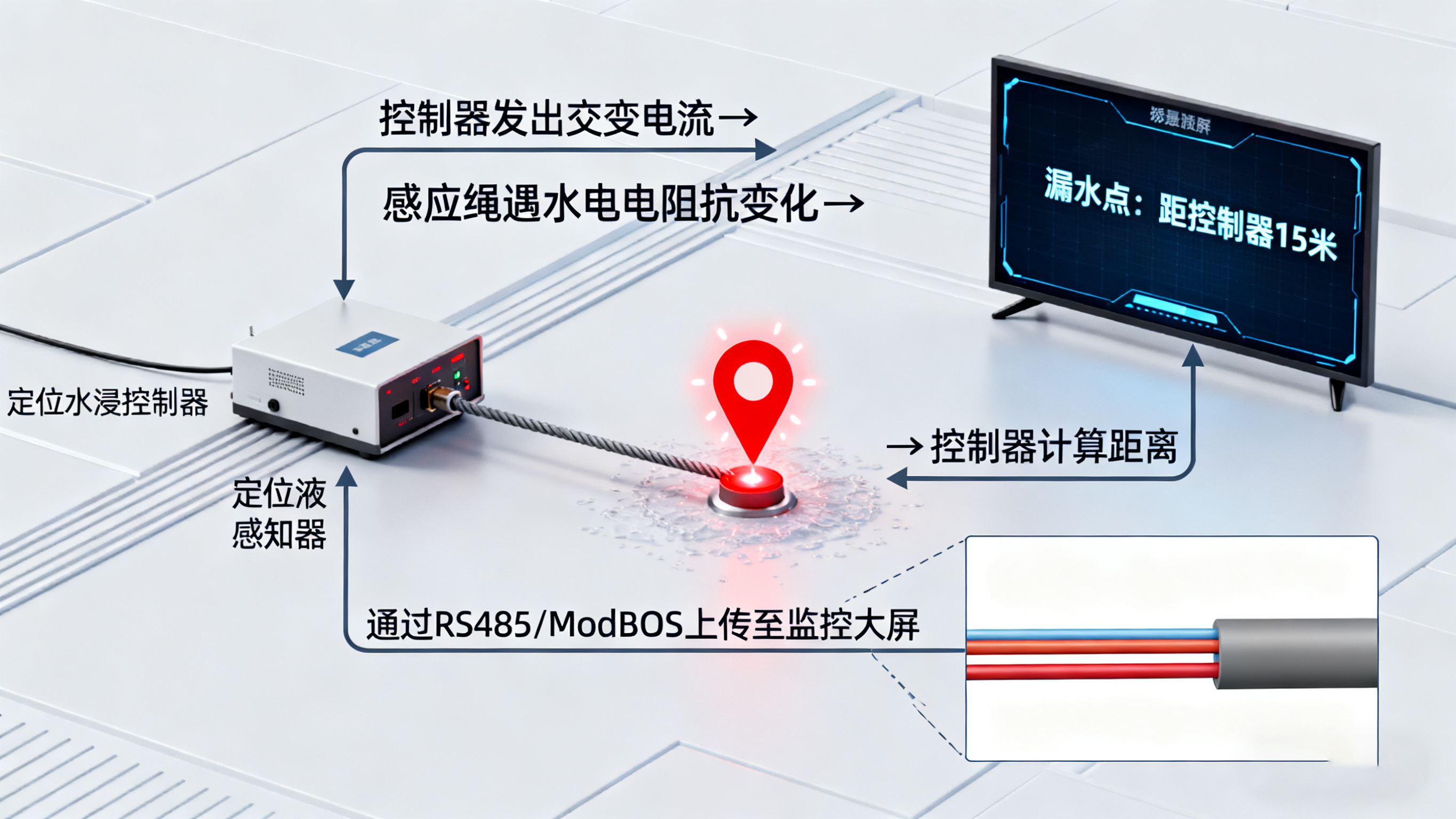 定位水浸式傳感器——從被動(dòng)告警到主動(dòng)防御的智能防線